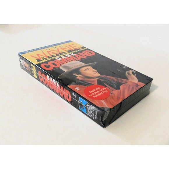 Dark Command John Wayne Gabby Hayes VHS Republic Pictures Digital Color SEALED - Picture 3 of 3